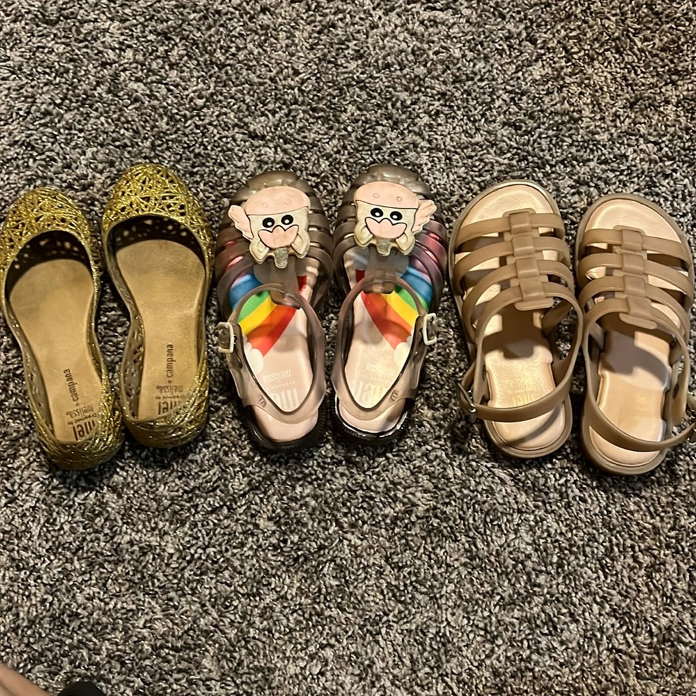 NOT FOR SALE Mini Melissa Shoes Bundle